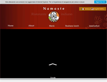 Tablet Screenshot of namasteindiapisa.com